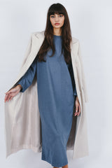 Soft Wool Dress - Blue