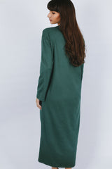 Soft Wool Dress - Green